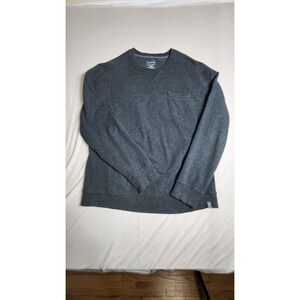 L.L. Bean Mens Charcoal Gray Crewneck Sweatshirt Super Soft Size Large